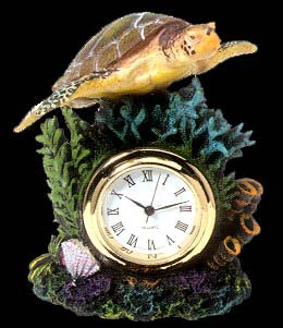 Sea Turtle Clock by Christian Riese Lassen