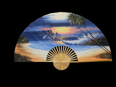 Large Decorative Jumping Dolphin Wall Fans