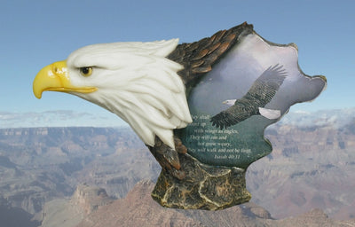 "Face of Freedom" Eagle Head Sculpture