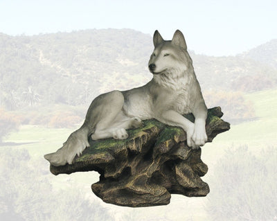 "Forest Idyll" Wolf Sculpture
