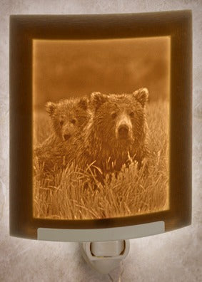 Mother & Cub Lithophane Night Light