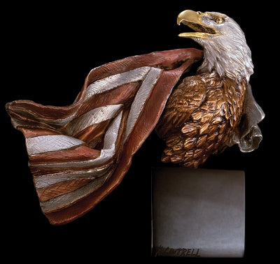 "Symbols Of Honor" Eagle Sculpture