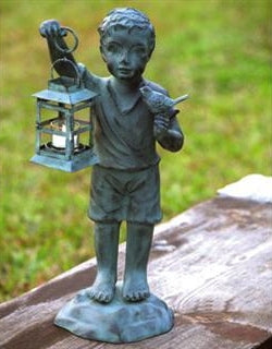 Boy & Bird Lantern