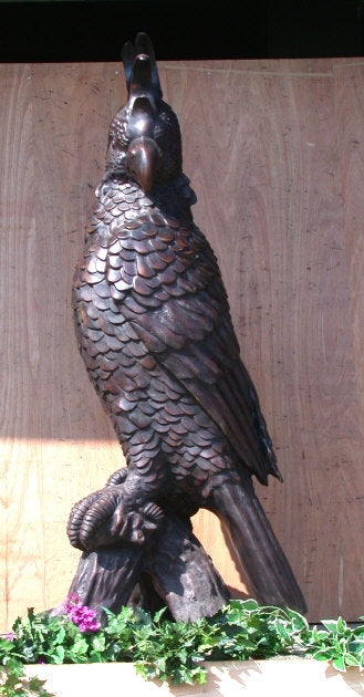 Large Parrot Sculpture