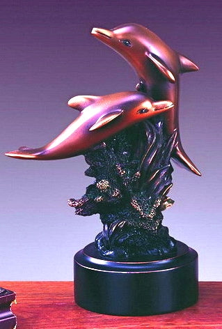 Loving Dolphins Sculpture