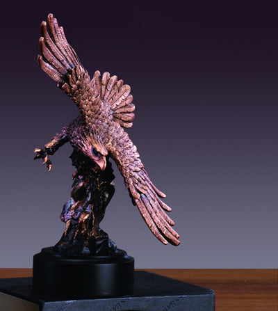 Diving Eagle Sculpture