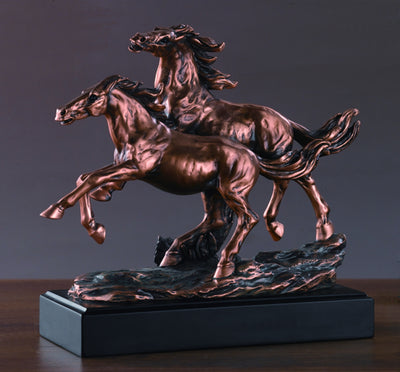 Two Horses Sculpture