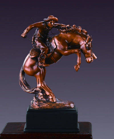 Western Cowboy Horse Sculpture