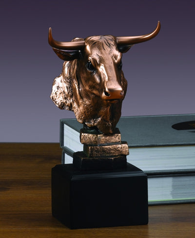 Bull Head Sculpture