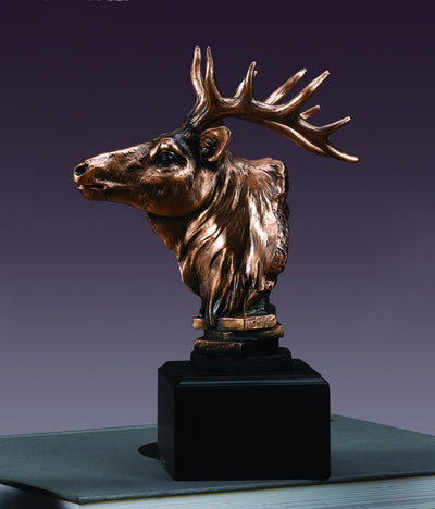 Elk Head Sculpture
