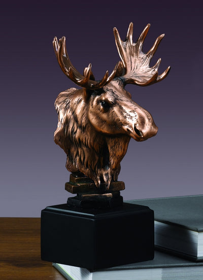 Moose Head Sculpture