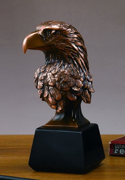 10.5" Eagle Head Sculpture