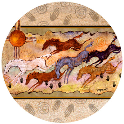 Horse Cave Painting Coasters