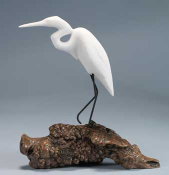 Egret Sculptue