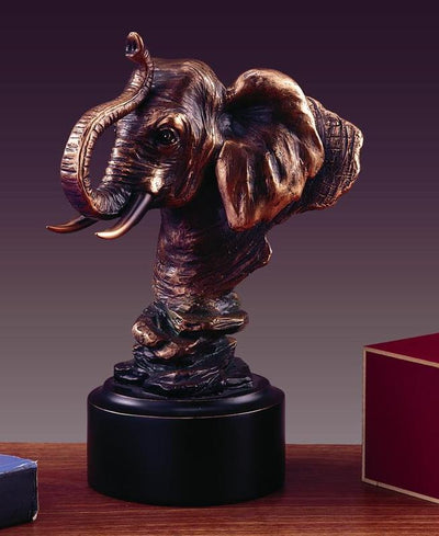 Elephant Head Sculpture