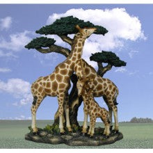 "Triumvirate" Giraffe Family Sculpture