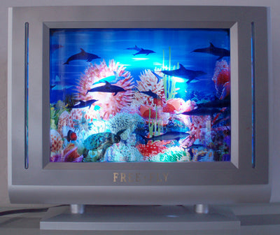 3-D TV Style Dolphin Motion Lamp