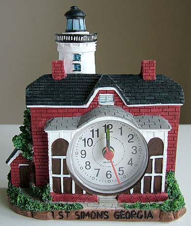 St. Simons, Georgia Lighthouse Alarm Clock