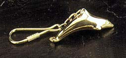 Dolphin Brass Key Chain