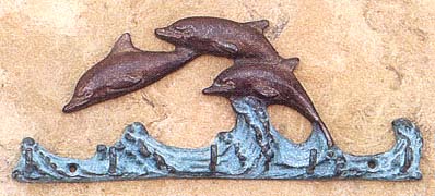 Three Dolphin Key Hook