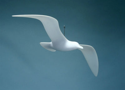 Soaring Seagull Sculpture 17+ Inch Wing Span