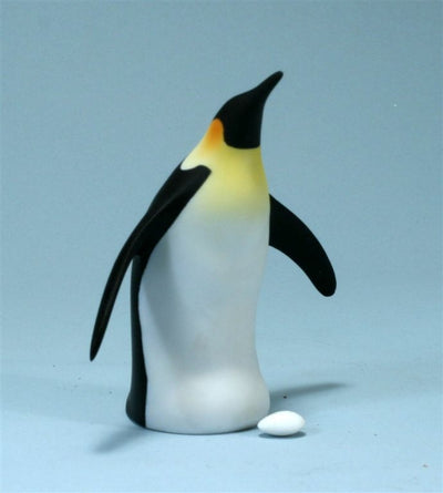 Single Penguin with Egg Sculpture
