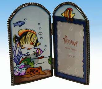 Stained Glass Fish Photo Frame