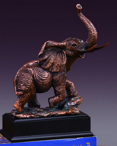 Bronze Plated Elephant Statue
