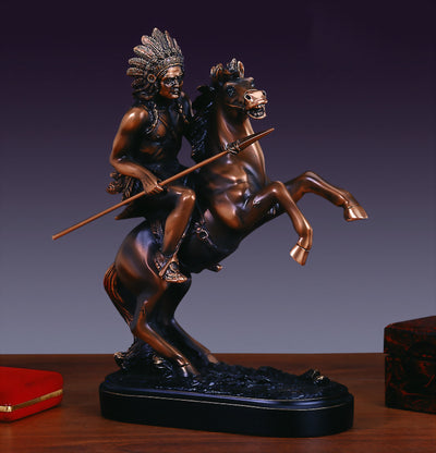 "Chief on Horse" Sculpture