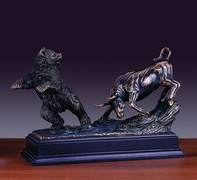 Bull & Bear Sculpture