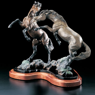 "Range War" Limited Edition Horse Sculpture
