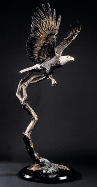 "Free Spirit" Life-Size Eagle Sculpture
