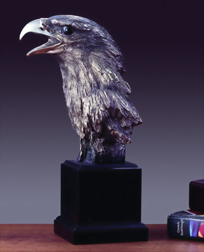 11" Eagle Head Statue