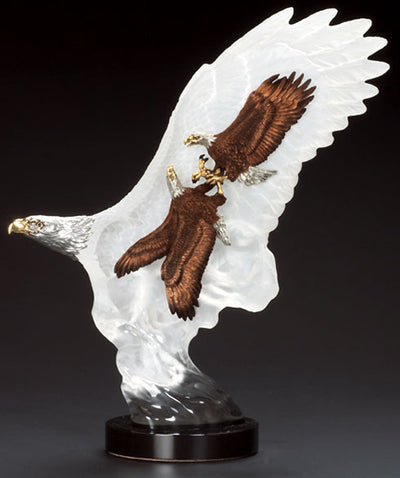 "Leading The Way" Two Eagles Sculpture