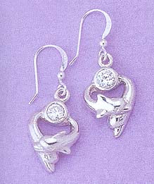 Kissing Dolphin Earrings