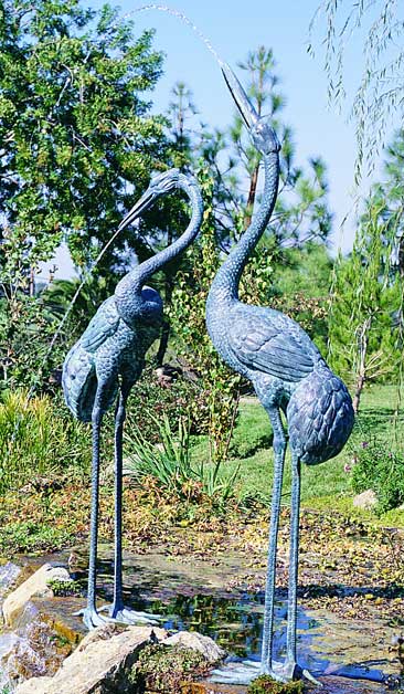 Crane Pair Extra Large Plus Fountains