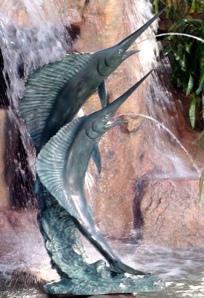 Large Marlins Water Fountain
