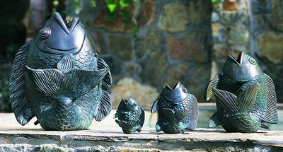 17" Leaping Fish Fountain