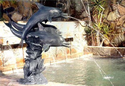 Trio Dolphin Fountain