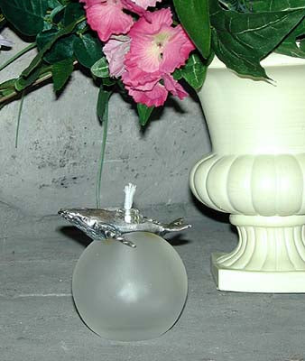 Pewter Whale Oil Burner