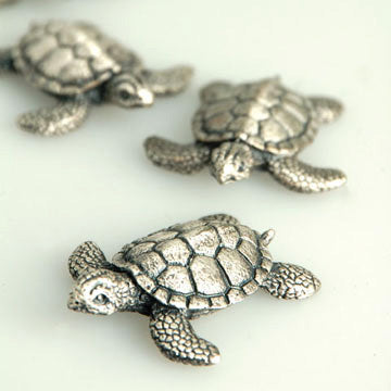 Set of 3 Sea Turtle mini-Sculptures
