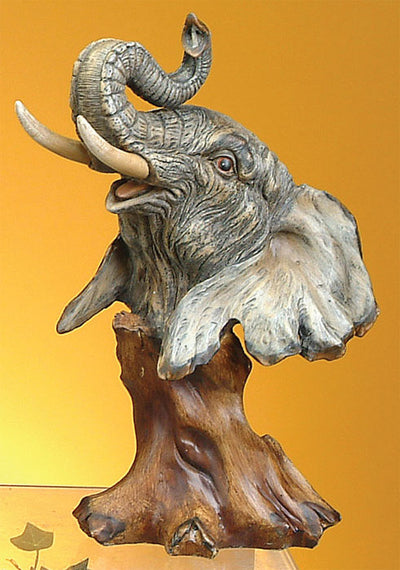 Elephant Bust Statue