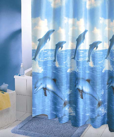 Dancing Dolphin Shower Curtain