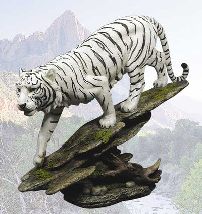 White Tiger Sculpture