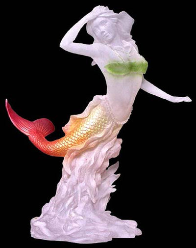 Elegant Mermaid Lucite Sculpture